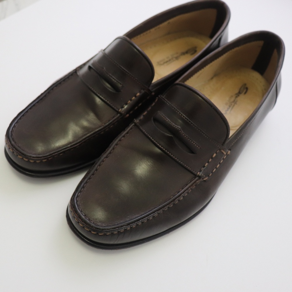 Santoni Brown Loafer